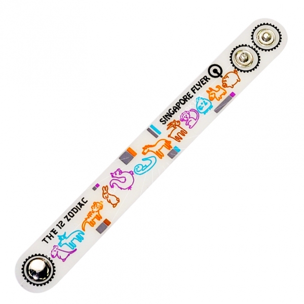 2D design soft PVC wristband