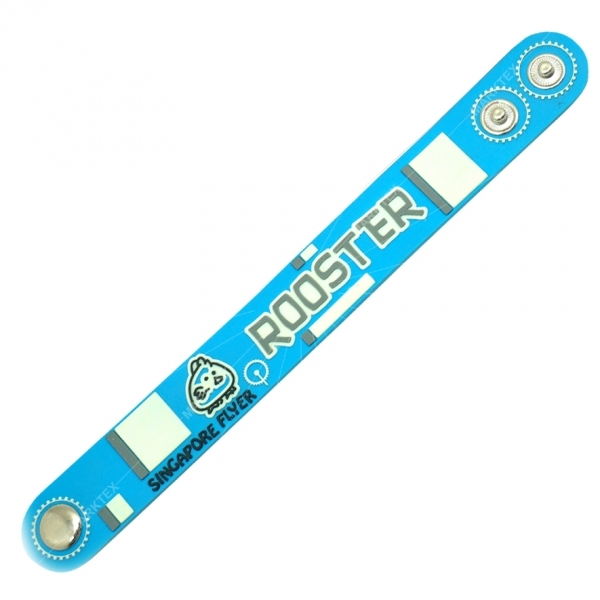 2D design soft PVC wristband