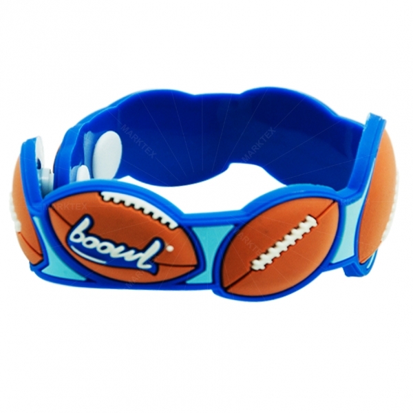 3D design soft PVC wristband