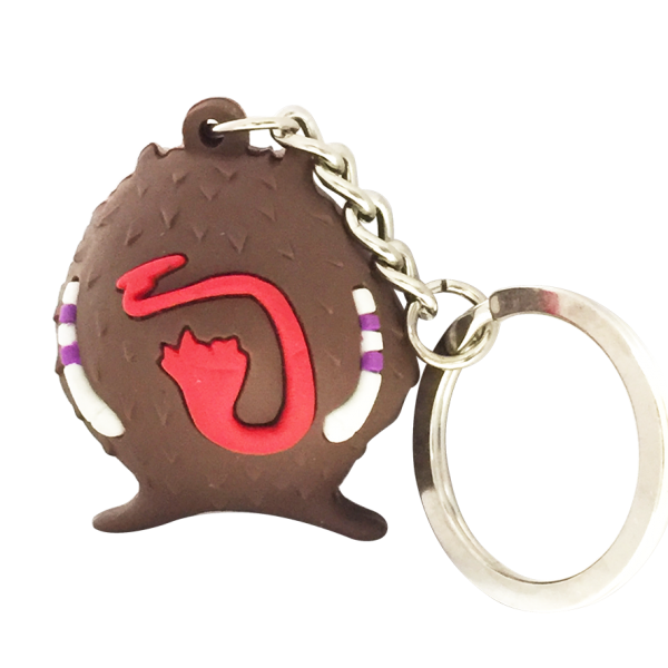 3D rubber Figural Keyring Keychain