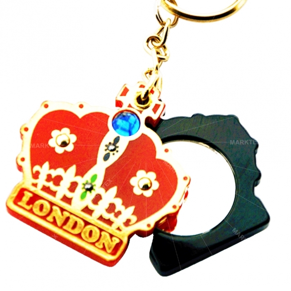 Acrylic mirror keychain