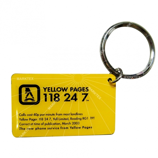 Aluminium printed key chains