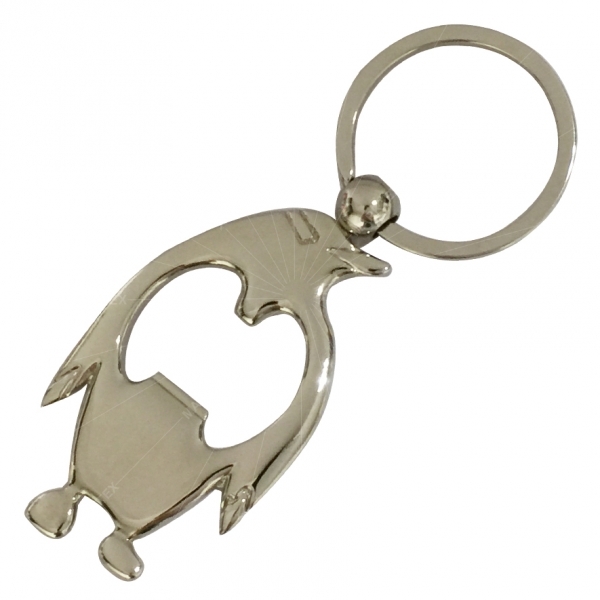 Animal Shaped Metal Keychain with Bottle Opener