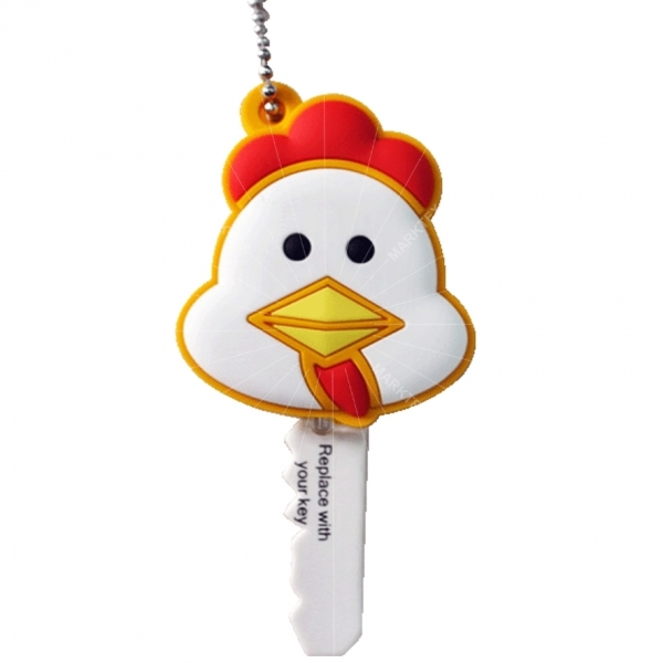 Animal shape PVC key holder