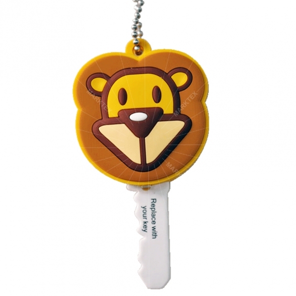 Animal shape PVC key holder