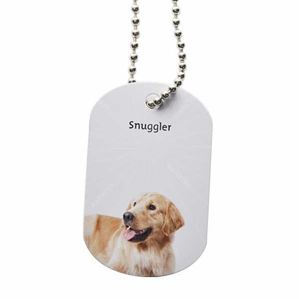 Ball Chain Dog Tag in Full Color