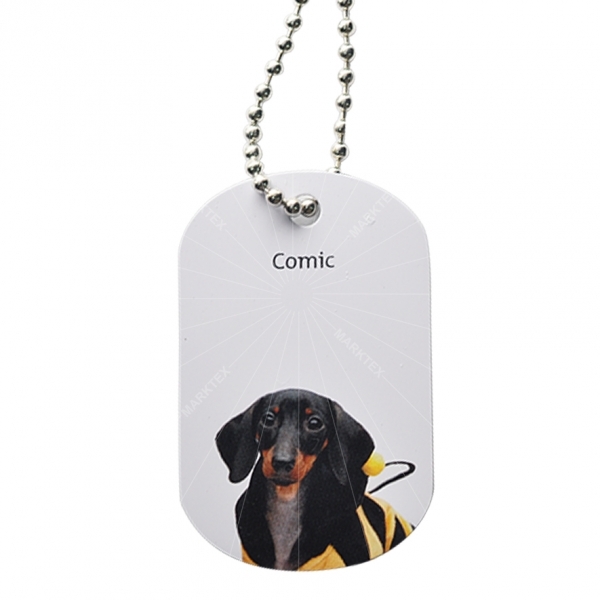 Ball Chain Dog Tag in Full Color