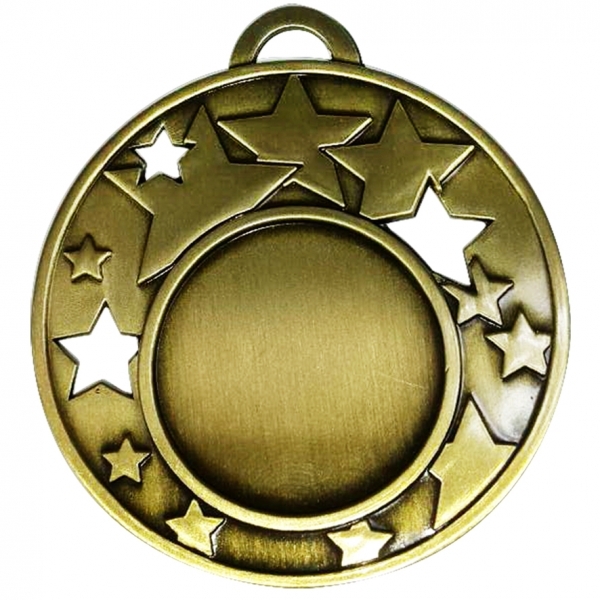 Blank medallion brass color