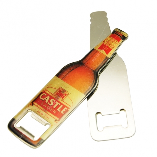 Bottle shaped bottle opener