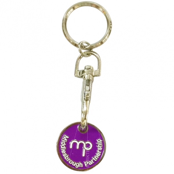 Caddy coin keychain