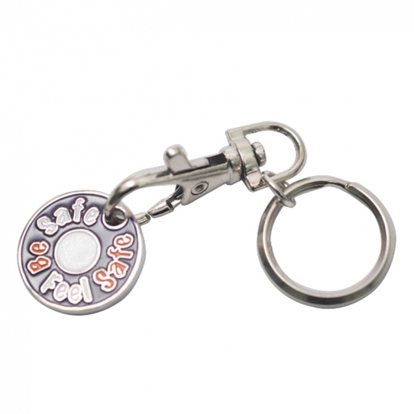 Caddy coin keychain