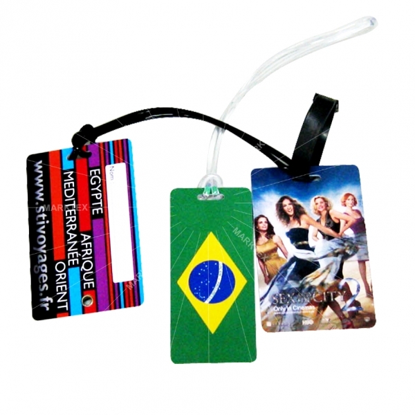 Credit Card Size PVC luggage tag