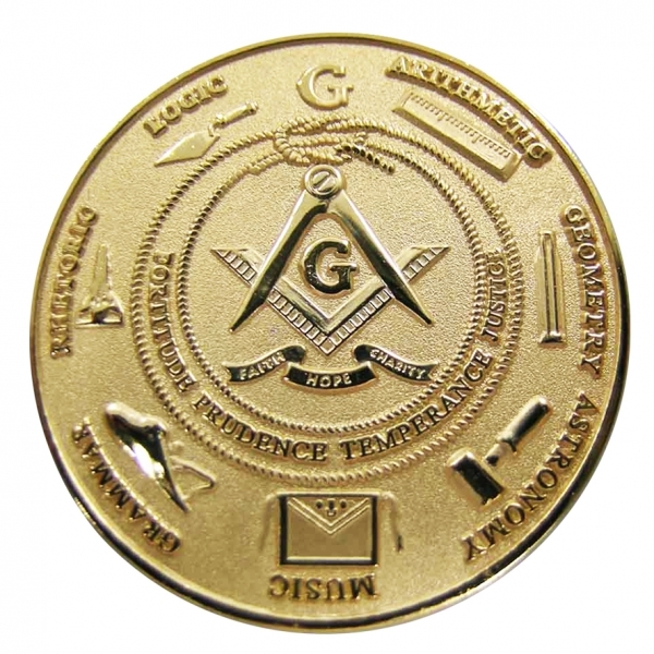 Custom Masonic Challenge Coins