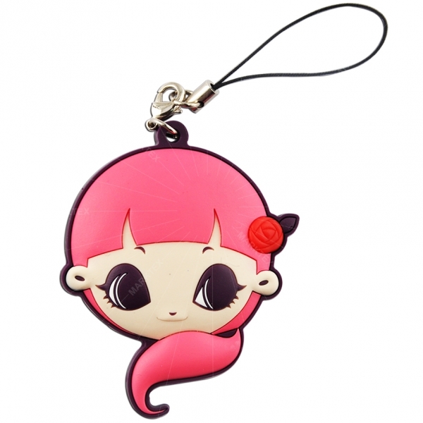 Custom PVC rubber phone charms