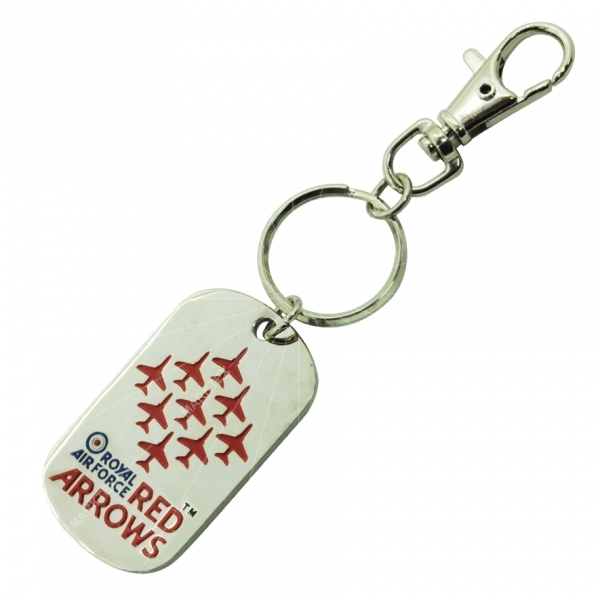 Dog tag keyring