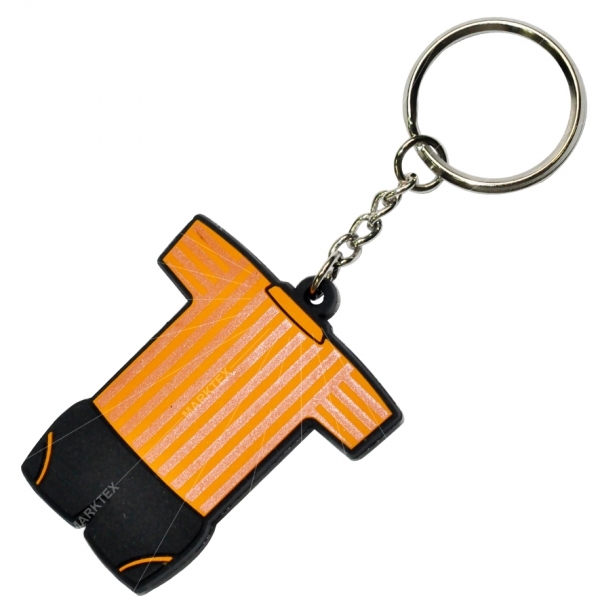 Double side design soft PVC keychain