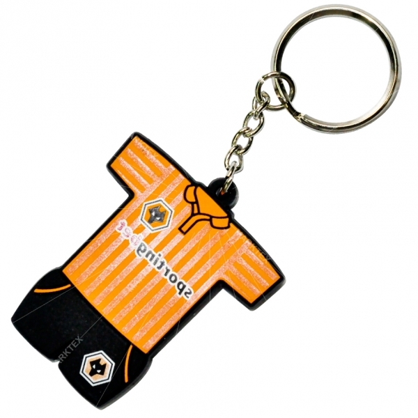 Double side design soft PVC keychain