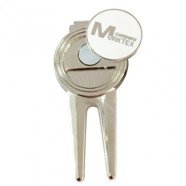 Fine customized designs Nickel plated best golf divot tool