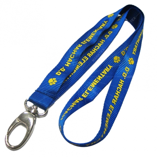 Flat nylon lanyard factory