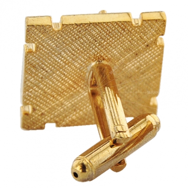 Gold pray religion cufflink