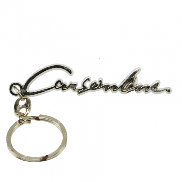 Letter zinc alloy key chains