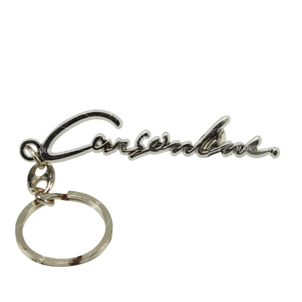 Letter zinc alloy key chains