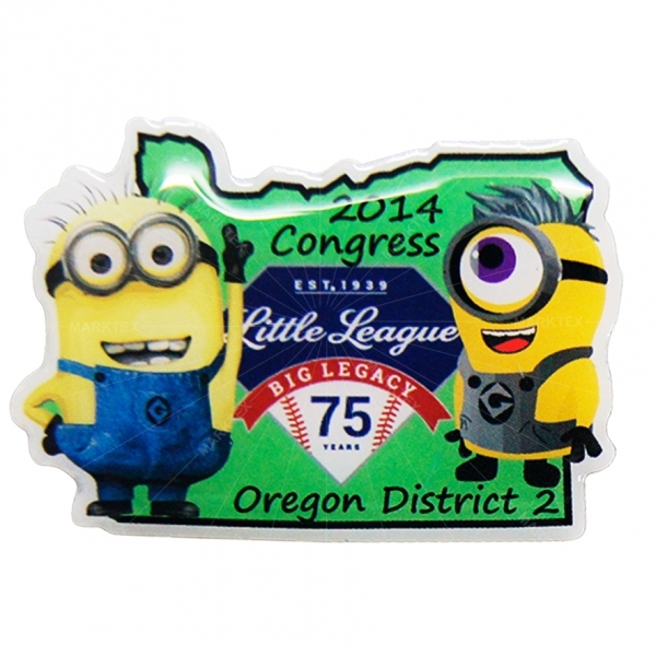 Minion lapel pin