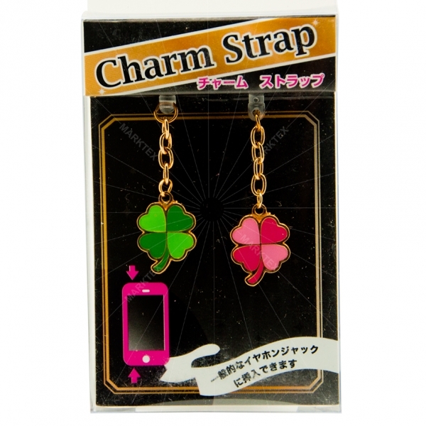 Mobile phone charm and plugs
