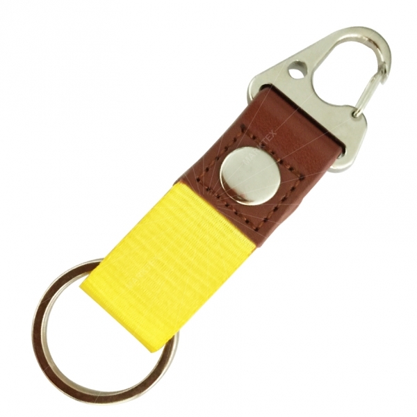 Multifunctional leather key chain