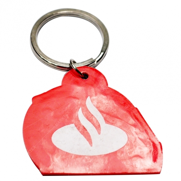 PVC rubber keychain