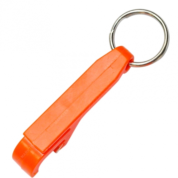 Plastic opener keychain