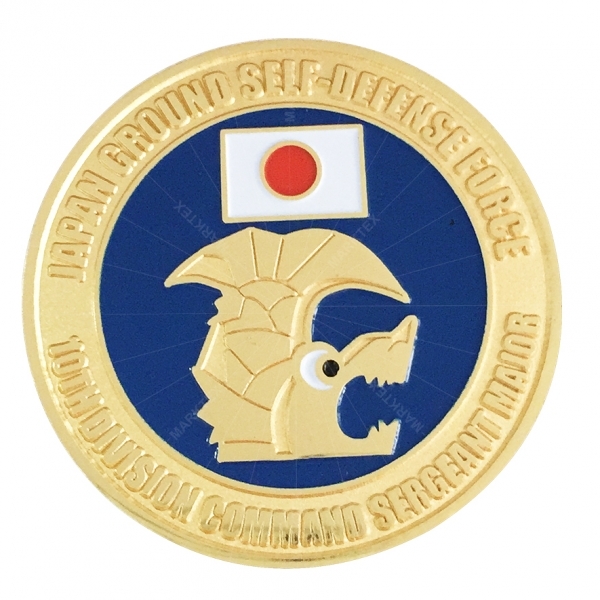Promotional military challenge coin