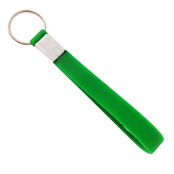 Silicon plain keyring