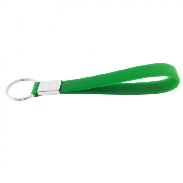 Silicon plain keyring