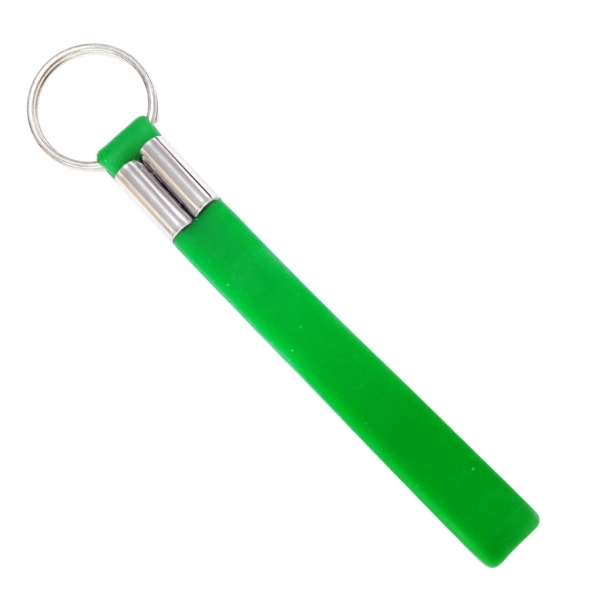 Silicon plain keyring