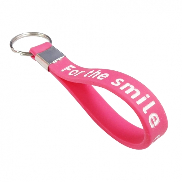 Silicon printed keyring