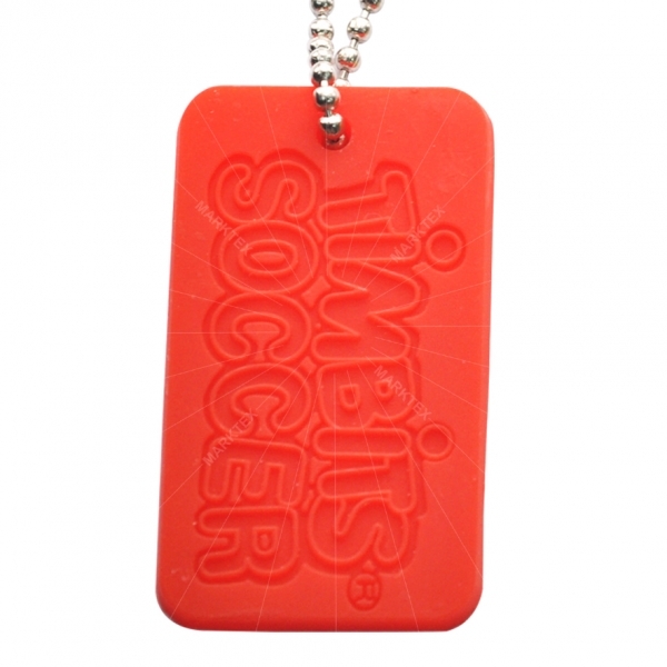 Silicone dog tag