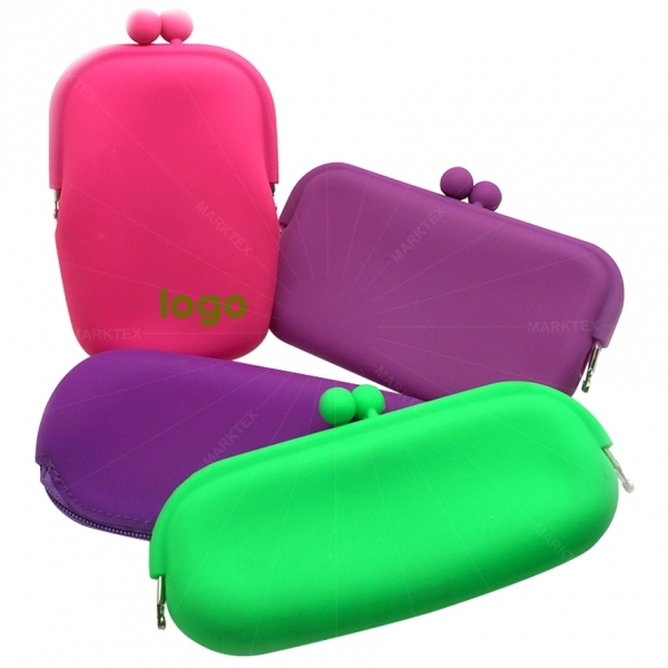 Silicone glasses bag purses