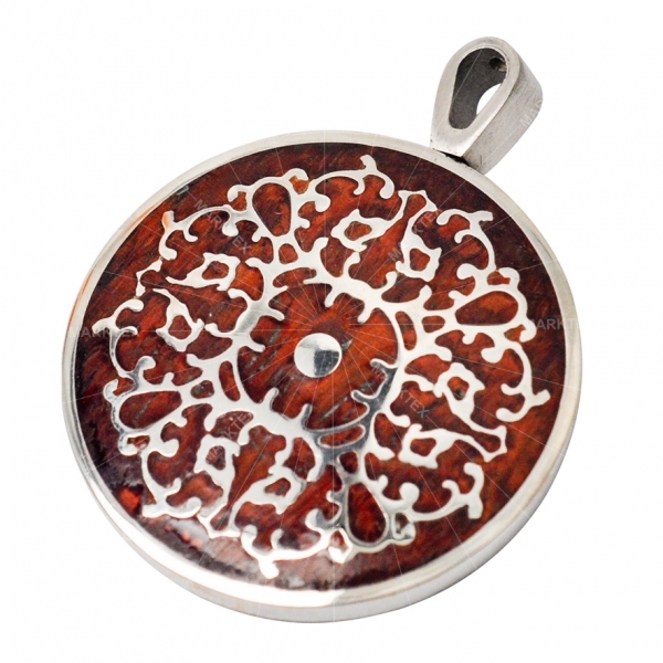 Stainless stell with Enamel pendant