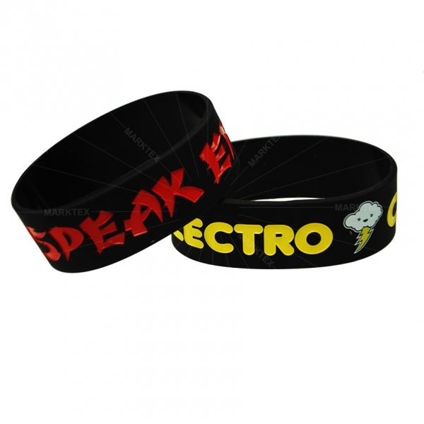 Variety size silicone wristband