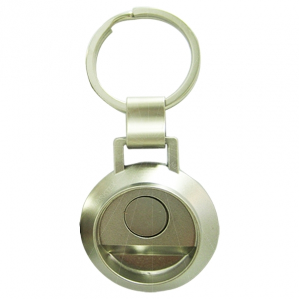 Zinc alloy coin keychain