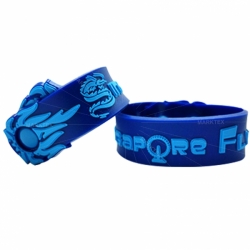 3D design soft PVC wristband