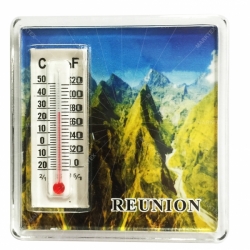 Acrylic thermometer fridge magent