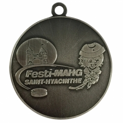 Antique nickel sport medal