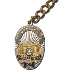 Badge with chains