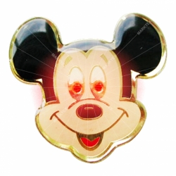 Blinking lapel pin