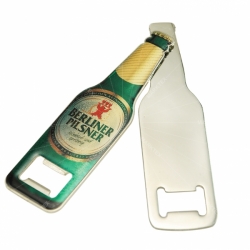 Bottle shaped bottle opener