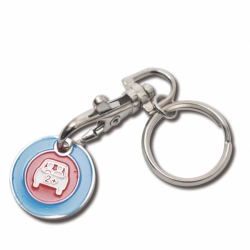 Caddy coin keychain