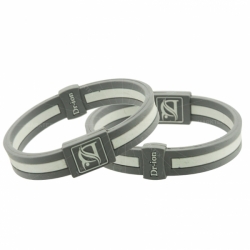 Custom Layered Silicone Wristbands