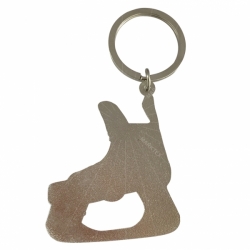 Custom bottle opener keychain